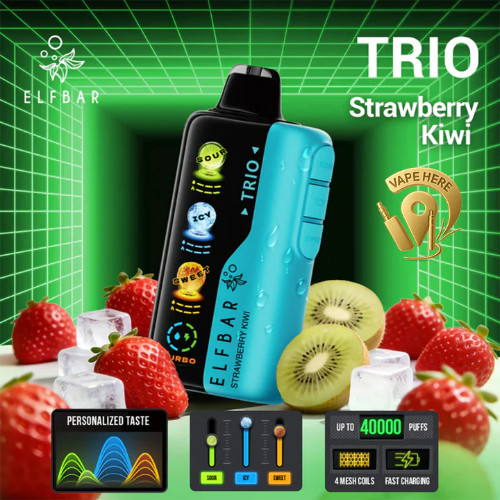 Eu Stock Elfbar Trio 40000 Puffs Disposable Vapes