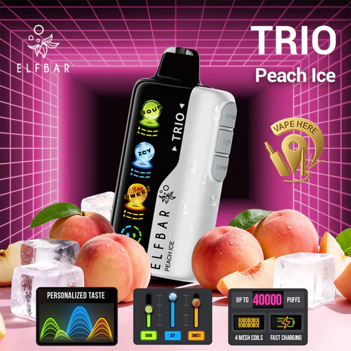 Eu Stock Elfbar Trio 40000 Puffs Disposable Vapes