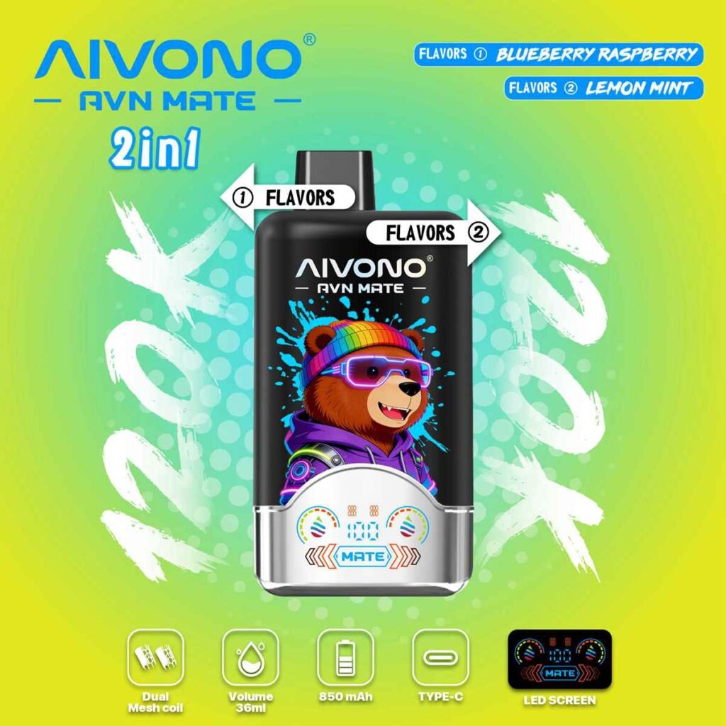 Aivono AVN Mate 2in1 Flavor 120K Puffs Disposable Vape