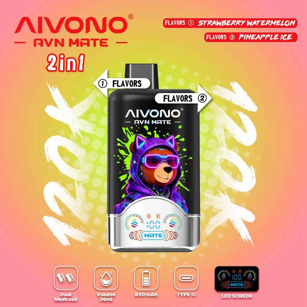 Aivono AVN Mate 2in1 Flavor 120K Puffs Disposable Vape