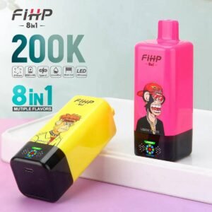 8in1 Flavors Fihp 200K Puffs Disposable Vape EU Warehouse