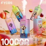 EU Warehouse 4in1 Flavors Fycos 100K Puffs Disposable Vape