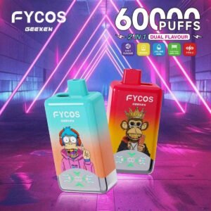 Dual Flavors Fycos 60K Puffs Disposable Vape EU Warehouse