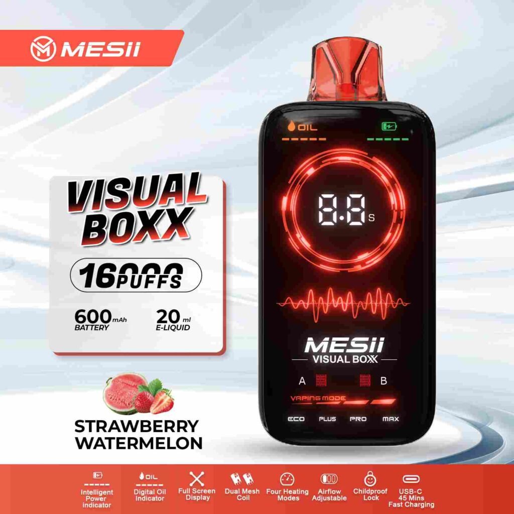 Wholesale Mesii Visual Box 16K Puffs Vapes