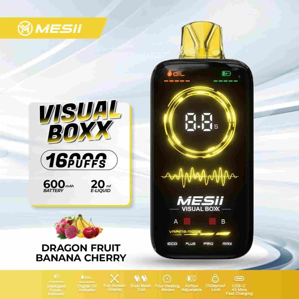 Wholesale Mesii Visual Box 16K Puffs Vapes