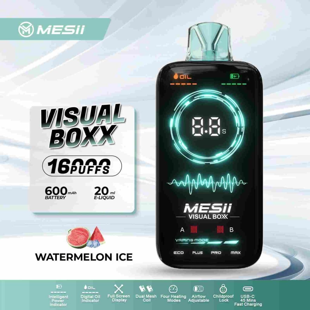 Wholesale Mesii Visual Box 16K Puffs Vapes
