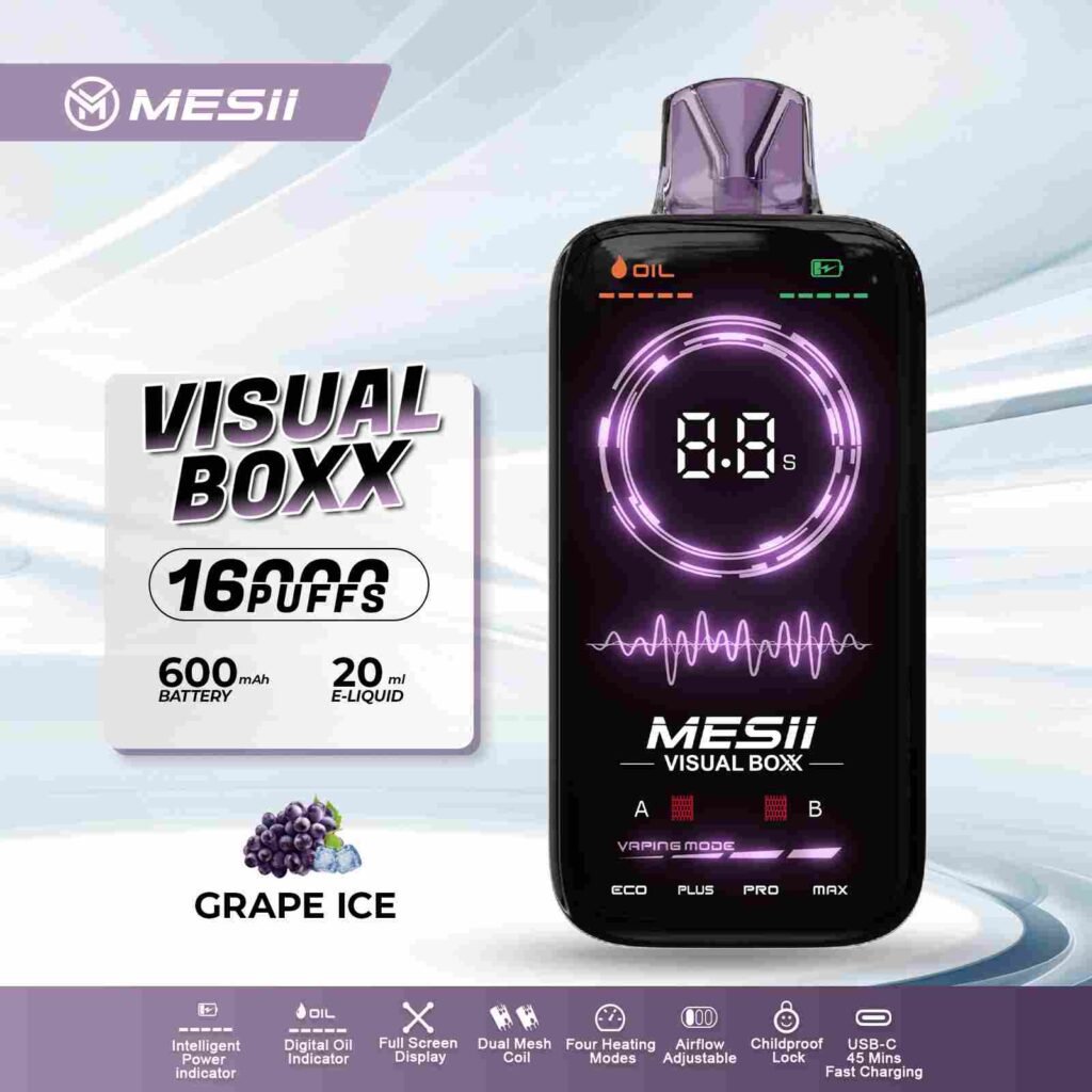 Wholesale Mesii Visual Box 16K Puffs Vapes