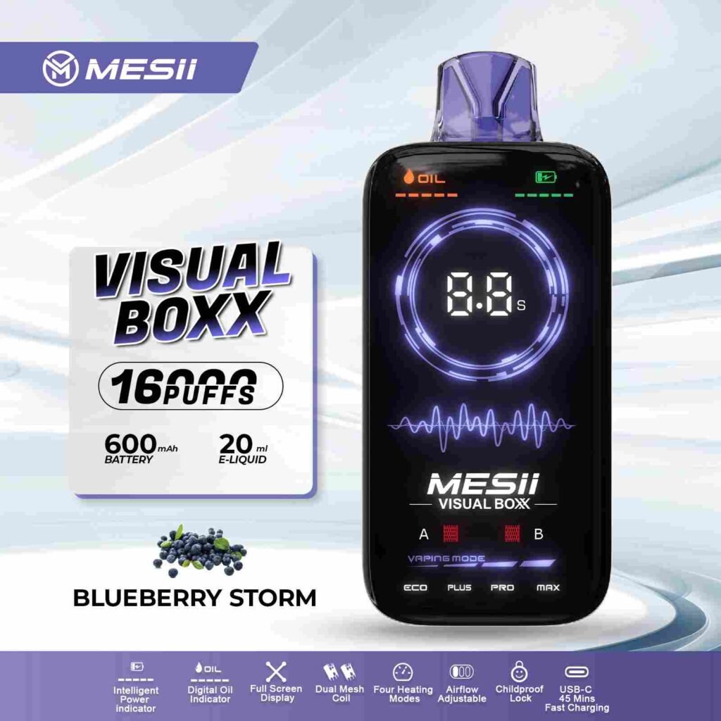 Wholesale Mesii Visual Box 16K Puffs Vapes
