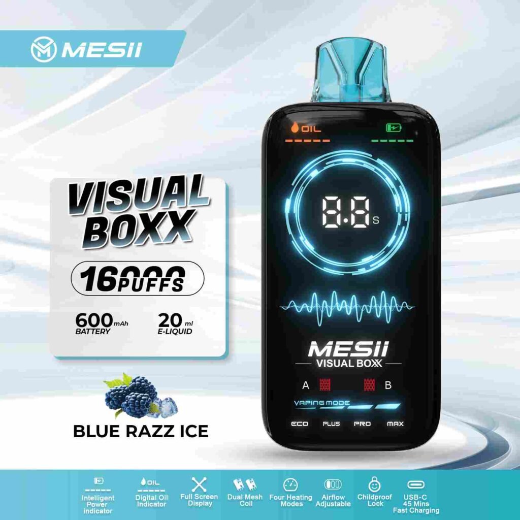 Wholesale Mesii Visual Box 16K Puffs Vapes