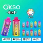 Okso 6in1 Flavors 120K Puffs Disposable Vape