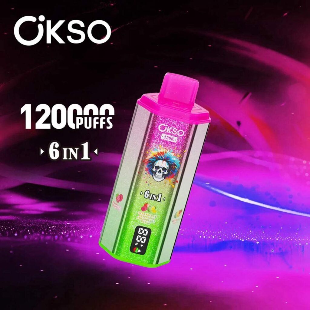 Okso 6in1 Flavors 120K Puffs Disposable Vape