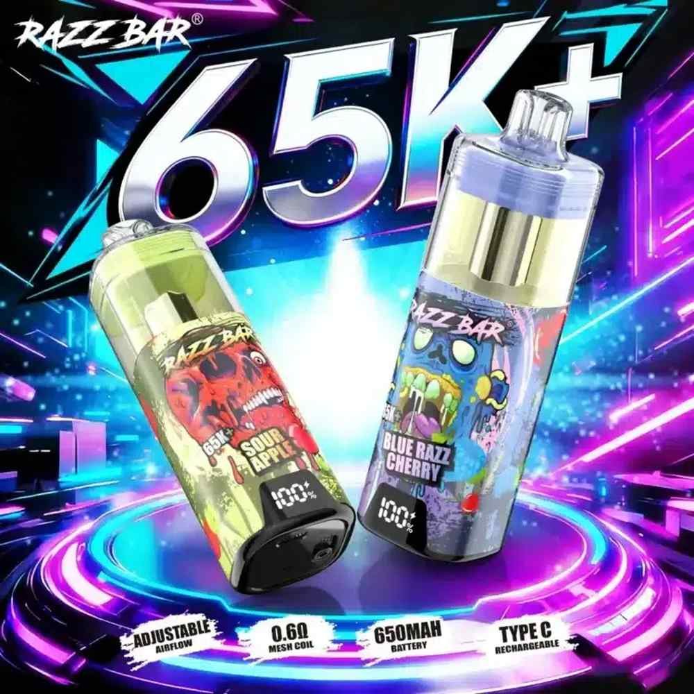 Razzbar 65K+ Puffs Disposable Vape EU Warehouse