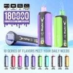 EU Warehouse 6in1 Flavor Stagbar 180K Puffs Disposable Vape