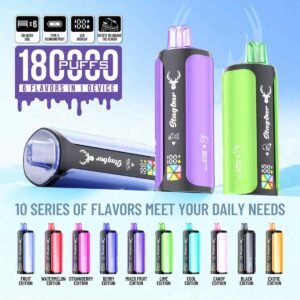 EU Warehouse 6in1 Flavor Stagbar 180K Puffs Disposable Vape
