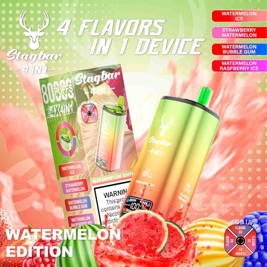 4in1 Flavor Stagbar 80K Puffs Disposable Vape EU Warehouse