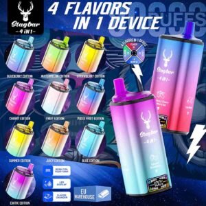 4in1 Flavor Stagbar 80K Puffs Disposable Vape EU Warehouse