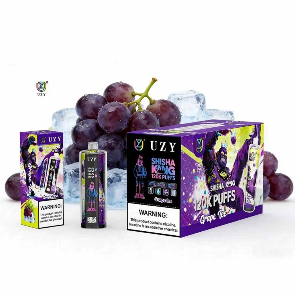 EU Warehouse UZY Shisha Hookah King 120K Puffs Disposable Vape