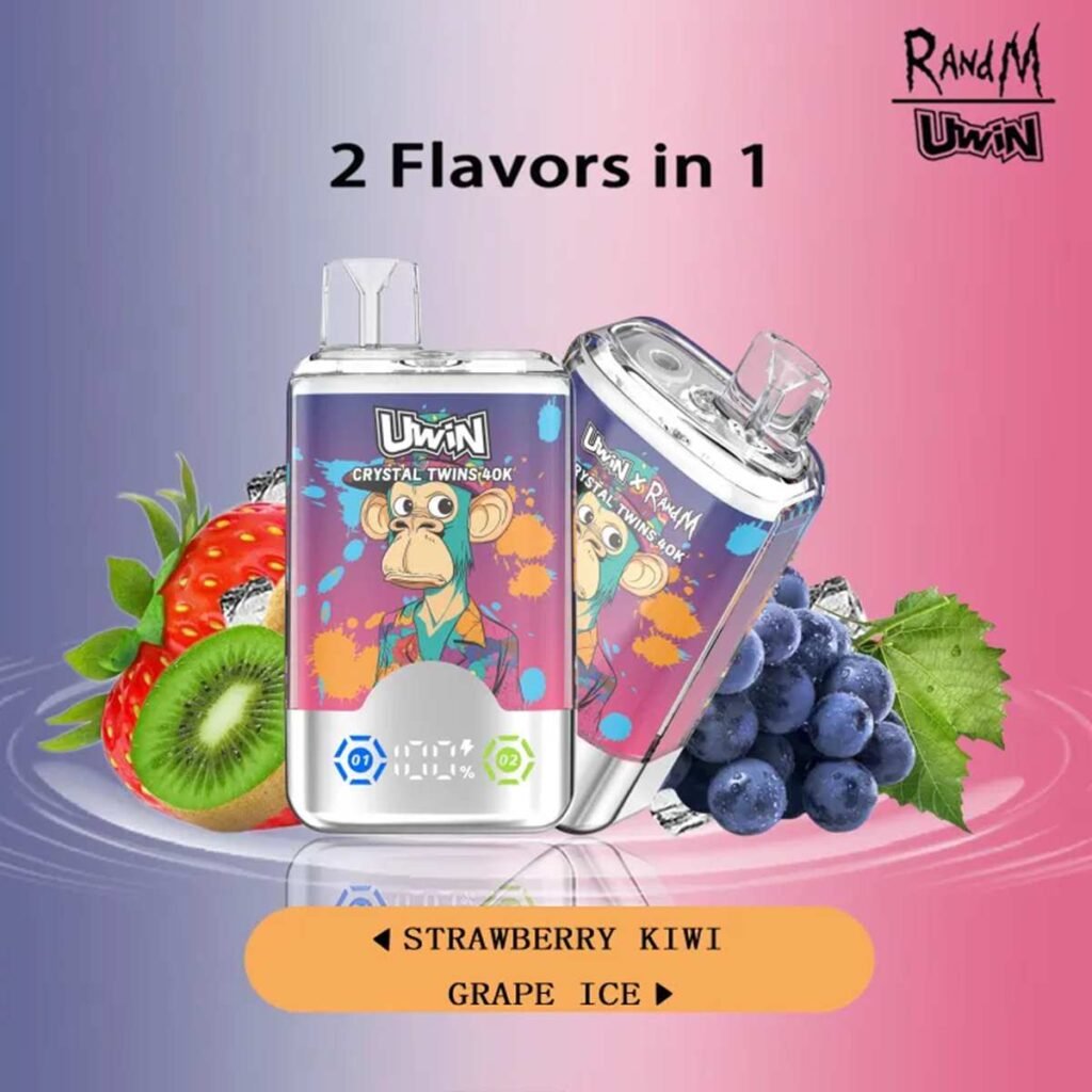 Uwin Crystal Twins 40K Puffs Disposable Vape EU Warehouse