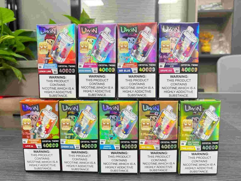Uwin Crystal Twins 40K Puffs Disposable Vape EU Warehouse
