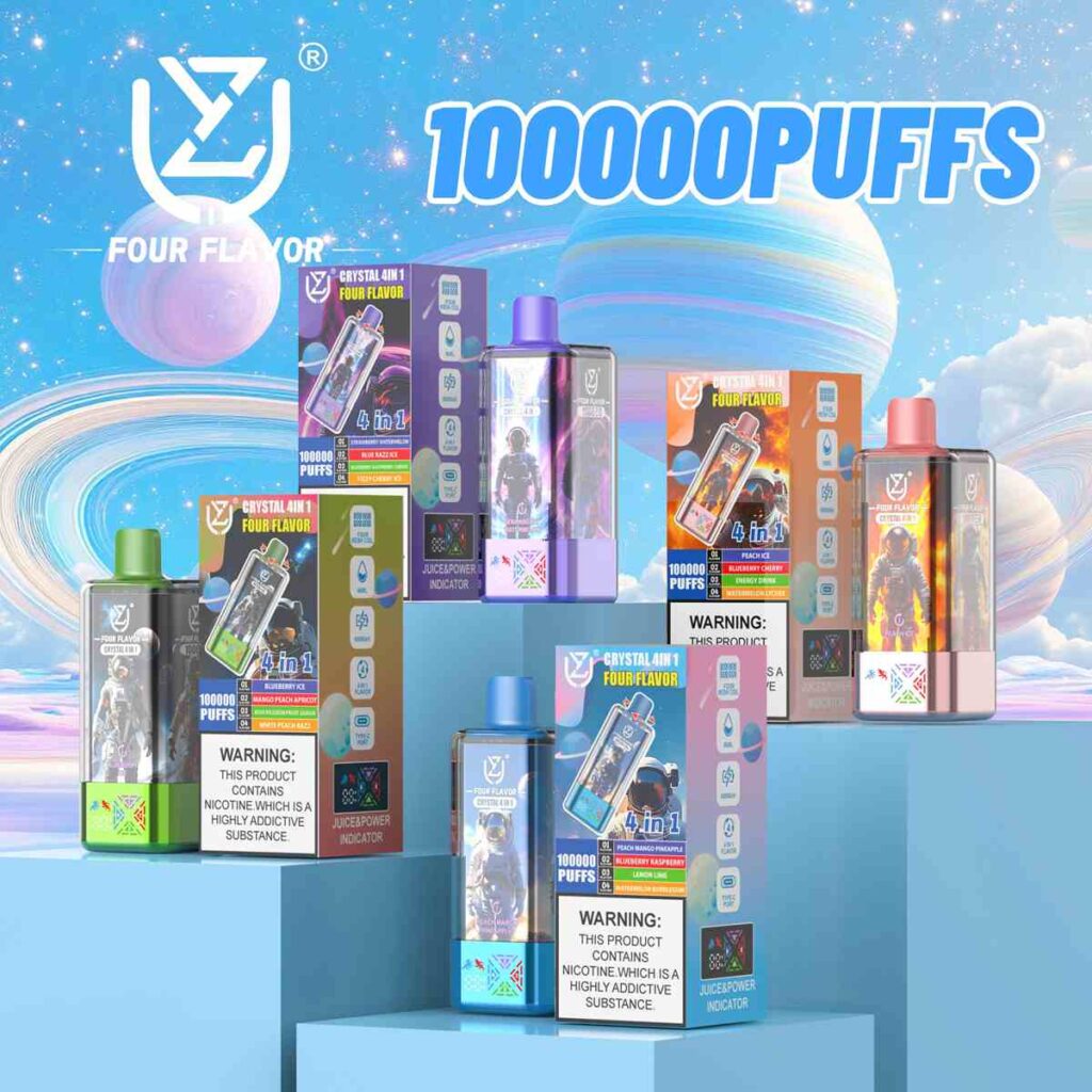EU Warehouse 4in1 Flavors UZY 100K Puffs Disposable Vape