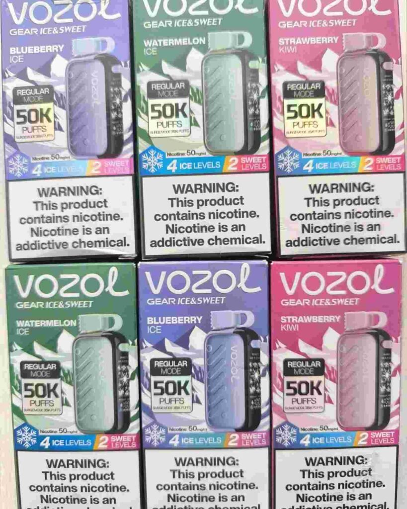 Vozol 50k Gear Ice & Sweet Disposable Vapes 50000 Puffs 5%