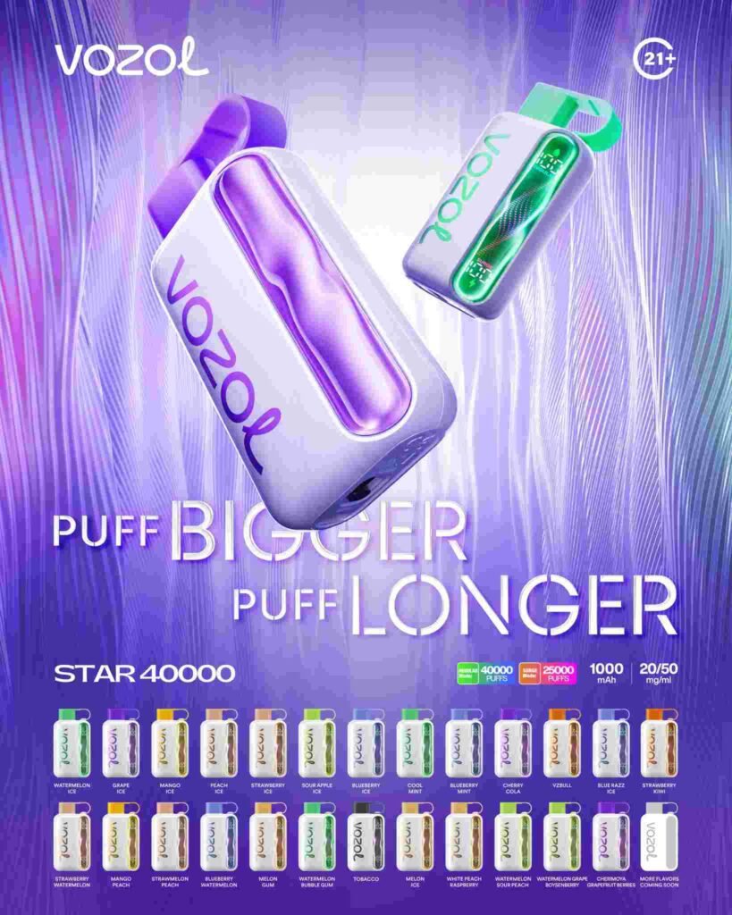 Eu Warehouse Vozol Star 40000 Puffs Disposable Vapes