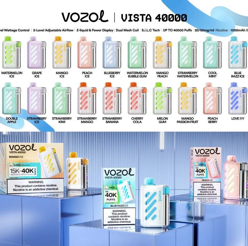 EU Warehouse Vozol Vista 40K Puffs Disposable Vape