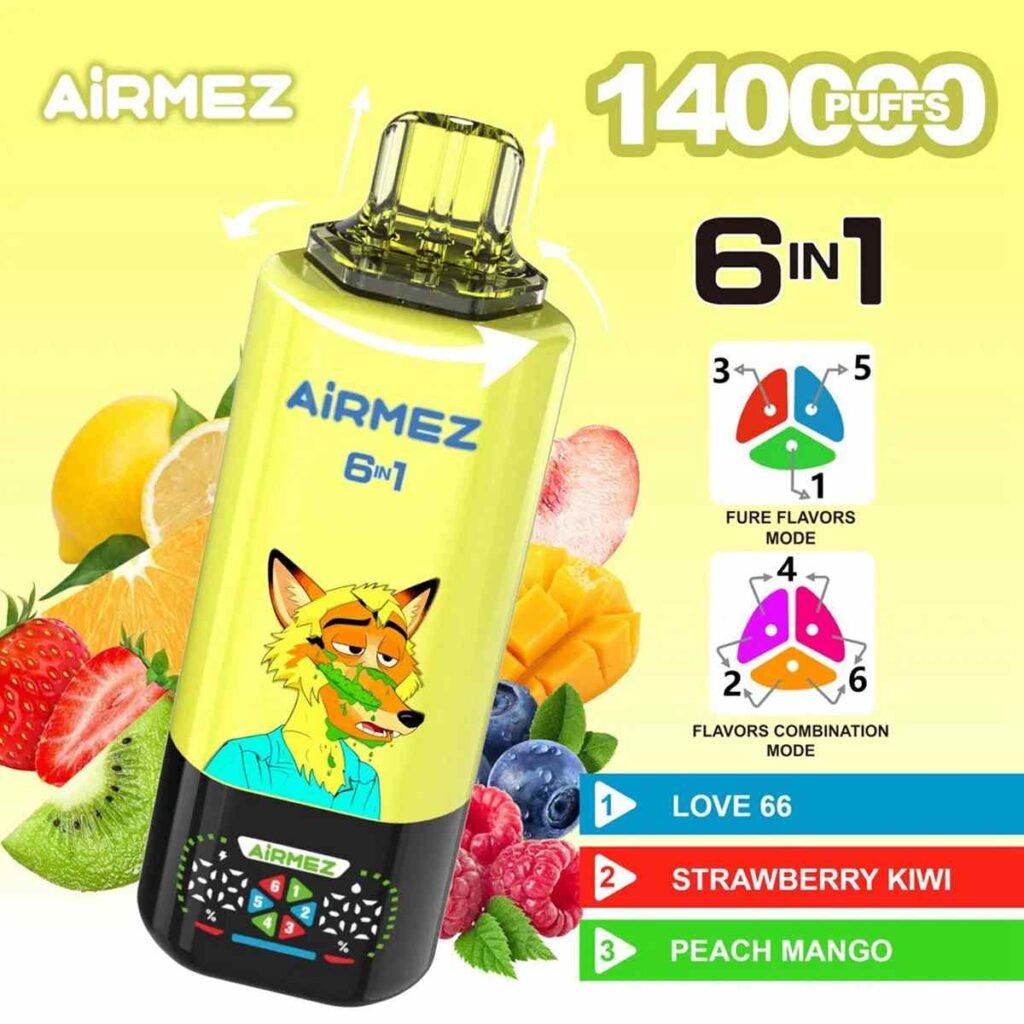 Airmez Fox 6-In-1 140K Puffs EU Warehouse