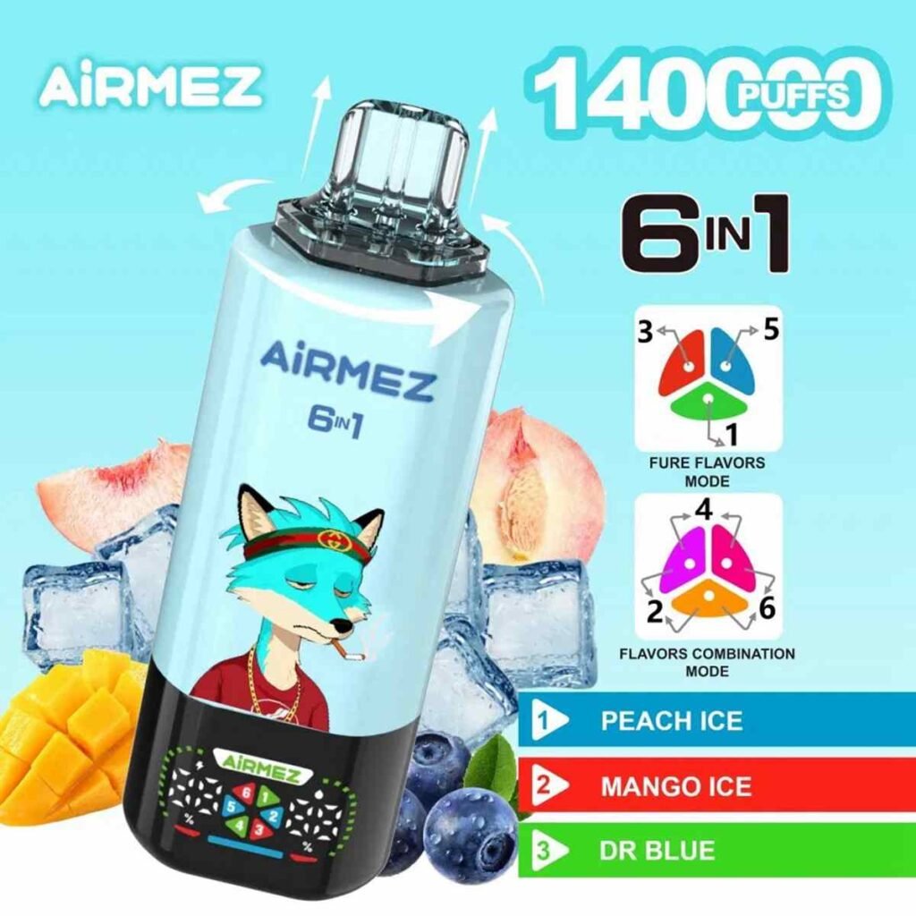 Airmez Fox 6-In-1 140K Puffs EU Warehouse