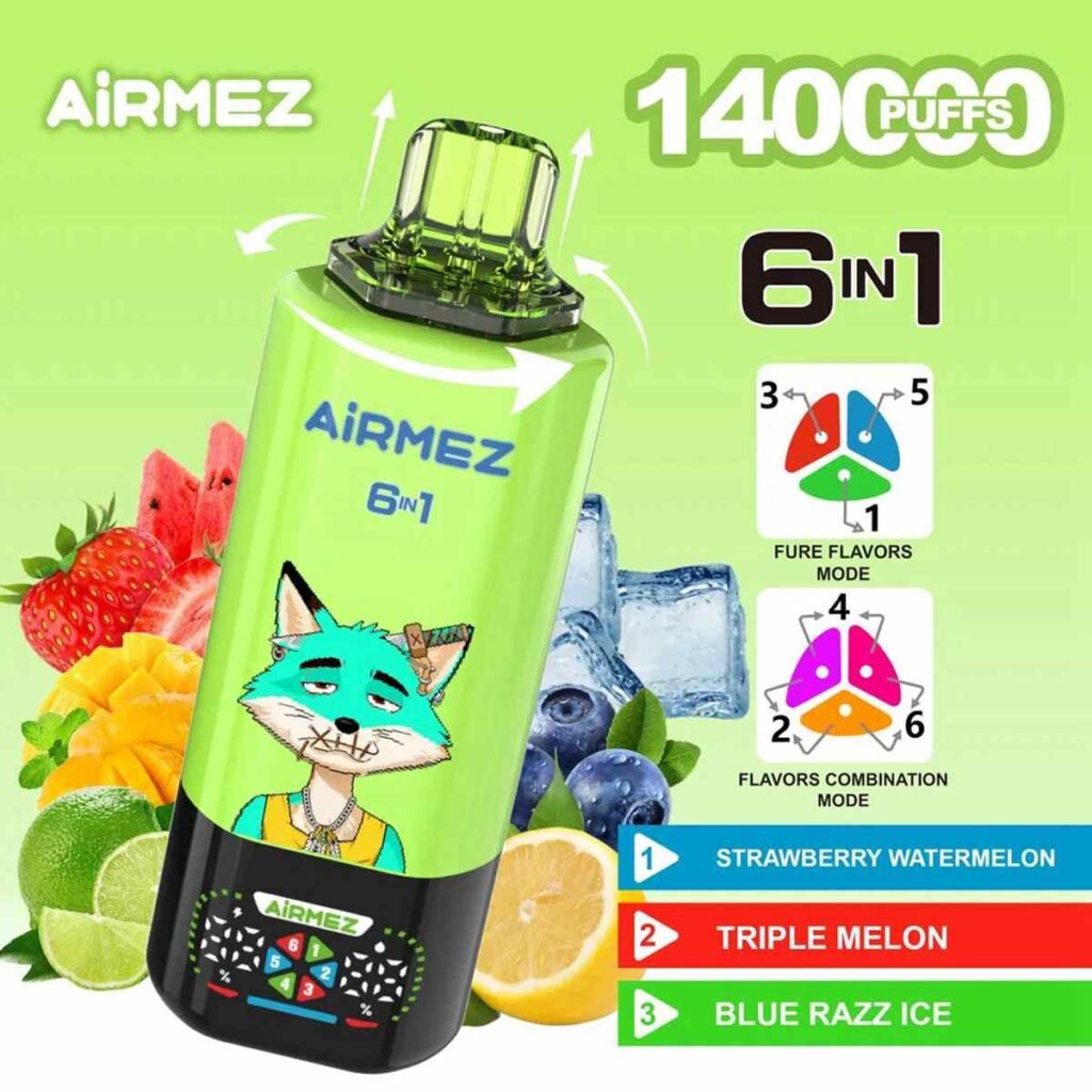 Airmez Fox 6-In-1 140K Puffs EU Warehouse