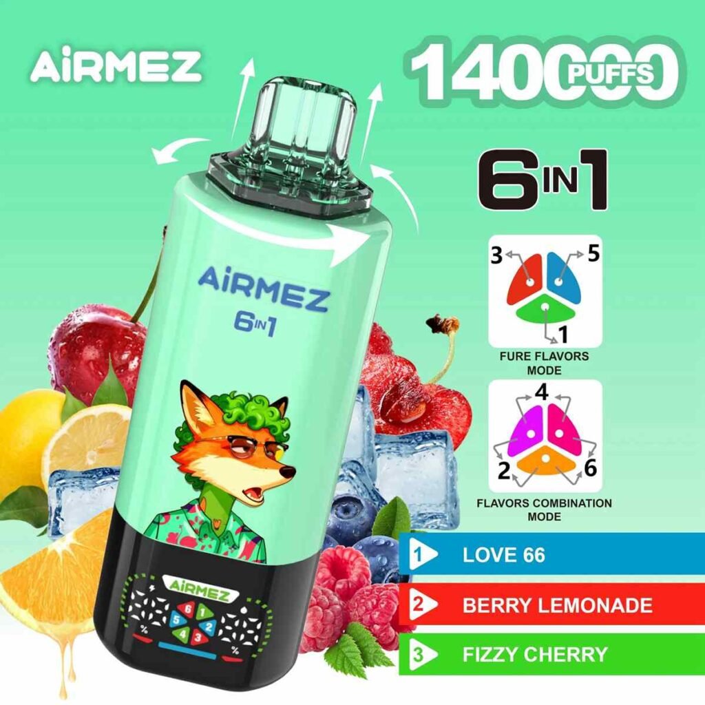Airmez Fox 6-In-1 140K Puffs EU Warehouse