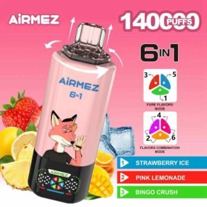 Airmez Fox 6-In-1 140K Puffs EU Warehouse