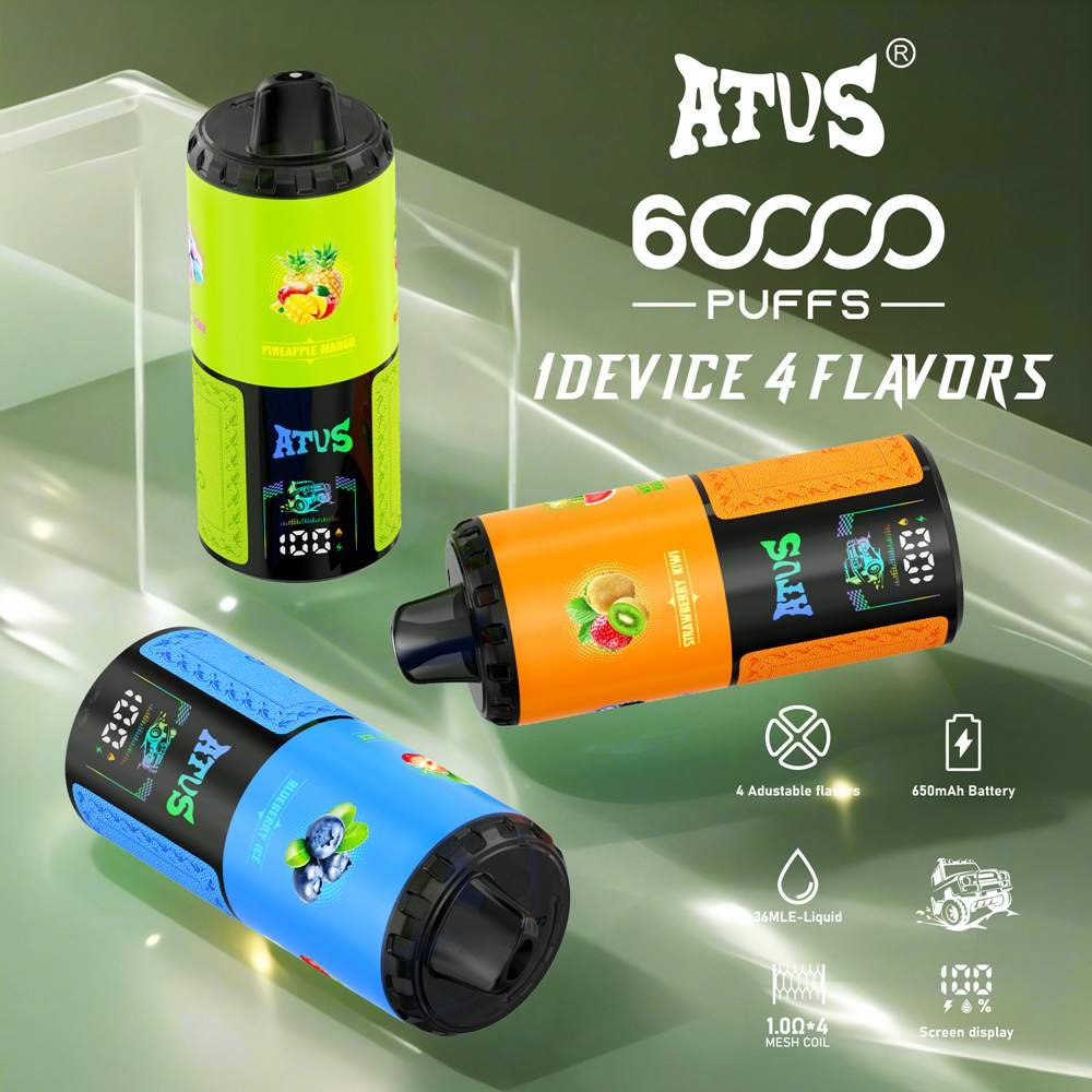 Warship Atvs 60K Puffs 4in1 Flavors Disposable Vape