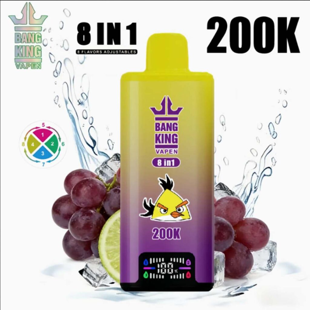 Bang king 200K Puffs 8-In-1 Eu Warehouse