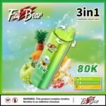 EU Warehouse 3in1 Flavor Aim Fatbear 80000 Puffs Disposable Vape