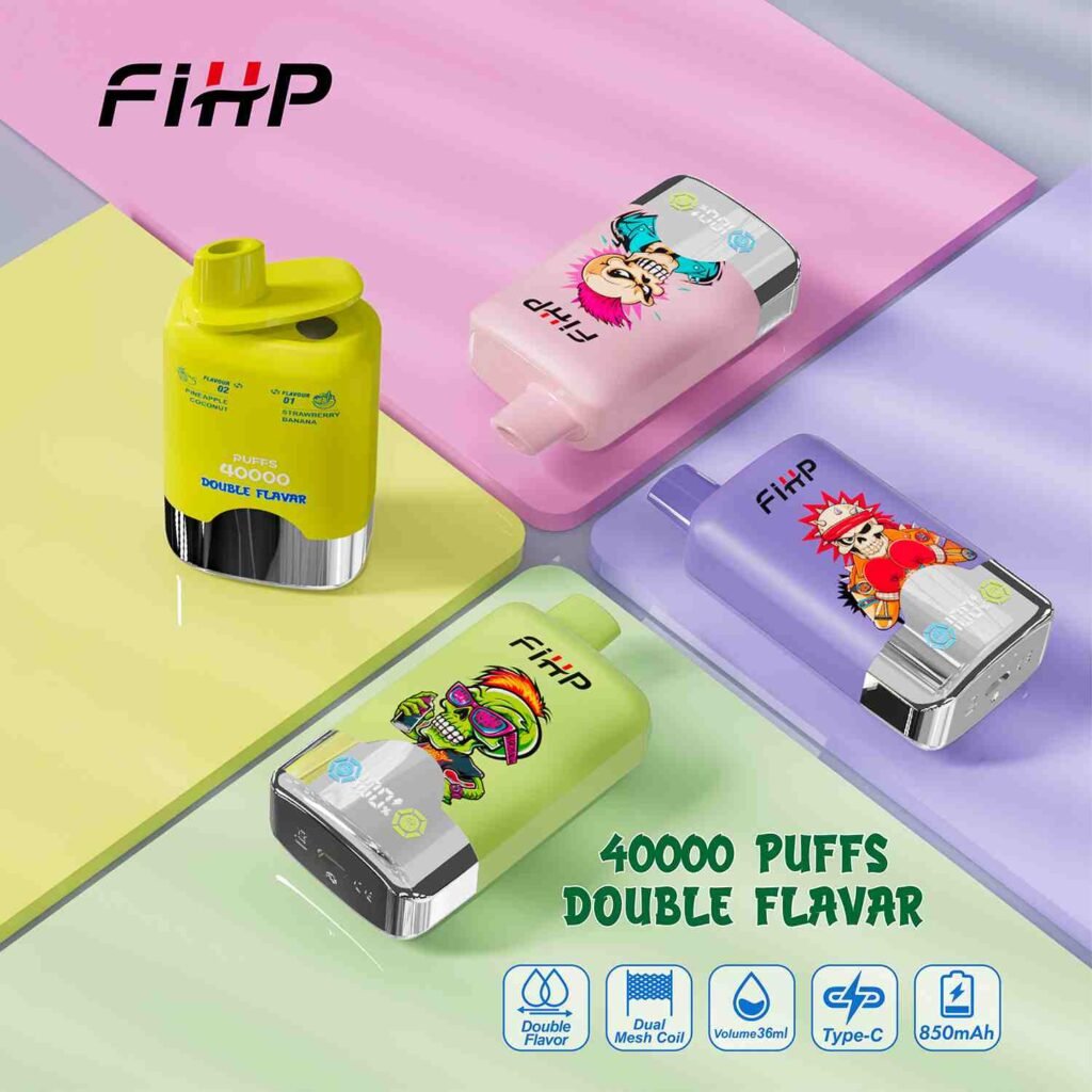 2in1 Flavor Fihp 40K Puffs Disposable Vape EU Warehouse