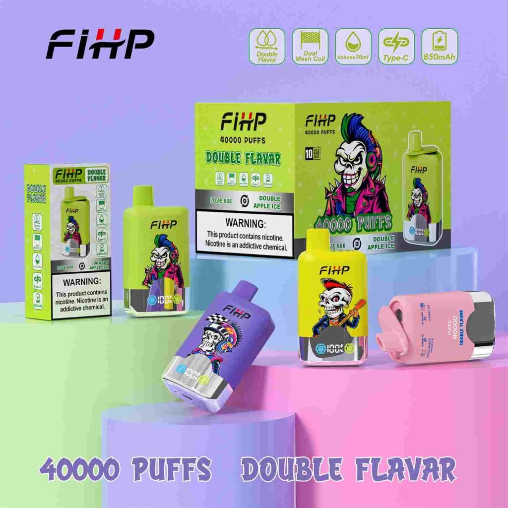 2in1 Flavor Fihp 40K Puffs Disposable Vape EU Warehouse