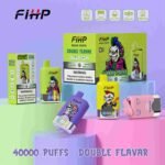 2in1 Flavor Fihp 40K Puffs Disposable Vape EU Warehouse