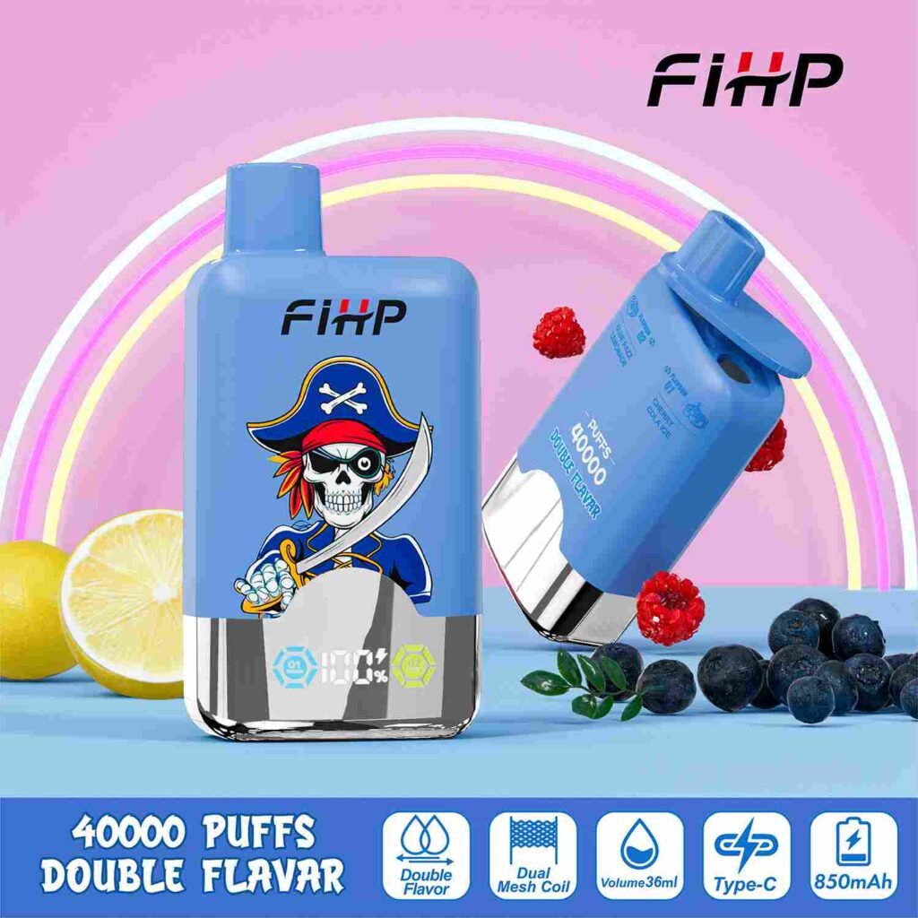 2in1 Flavor Fihp 40K Puffs Disposable Vape EU Warehouse