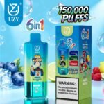 EU Warehouse 6in1 Flavor UZY 150K Puffs Disposable Vape