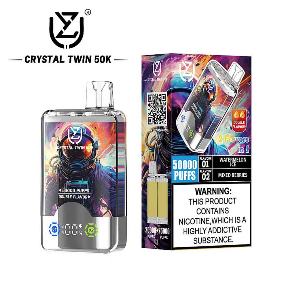 UZY Crystal Twin 50K Puffs Disposable Vape EU Warehouse