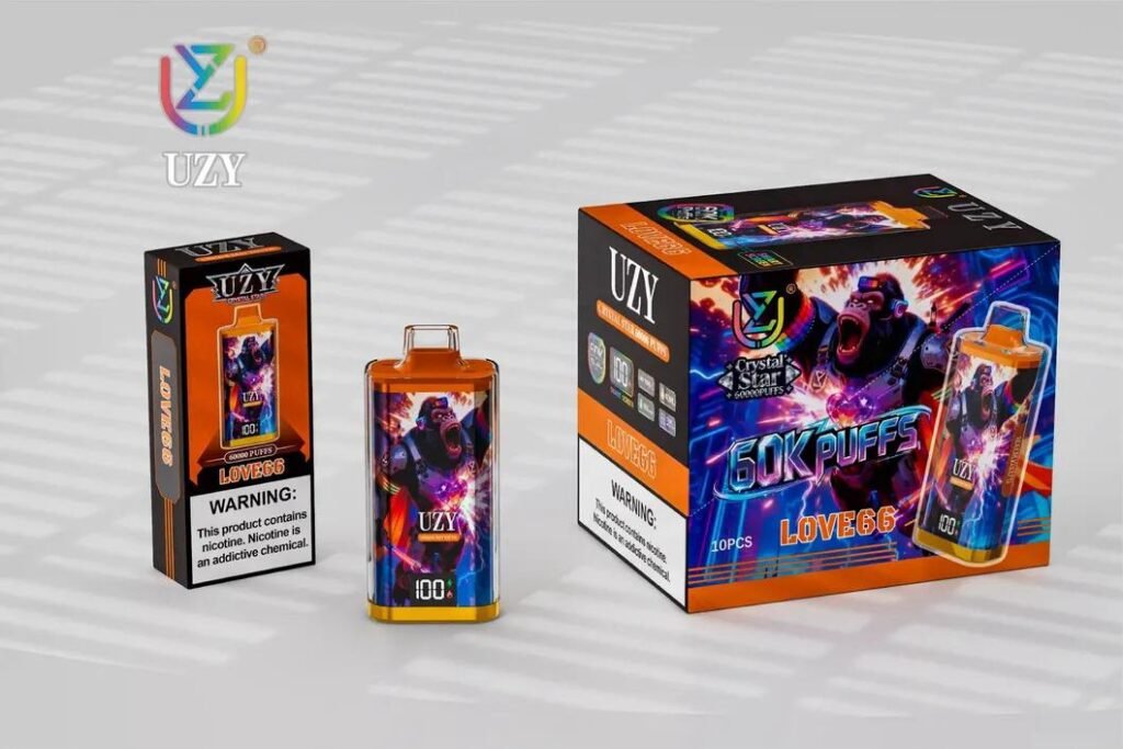 EU Warehouse UZY Crystal Star 60K Puffs Disposable Vape