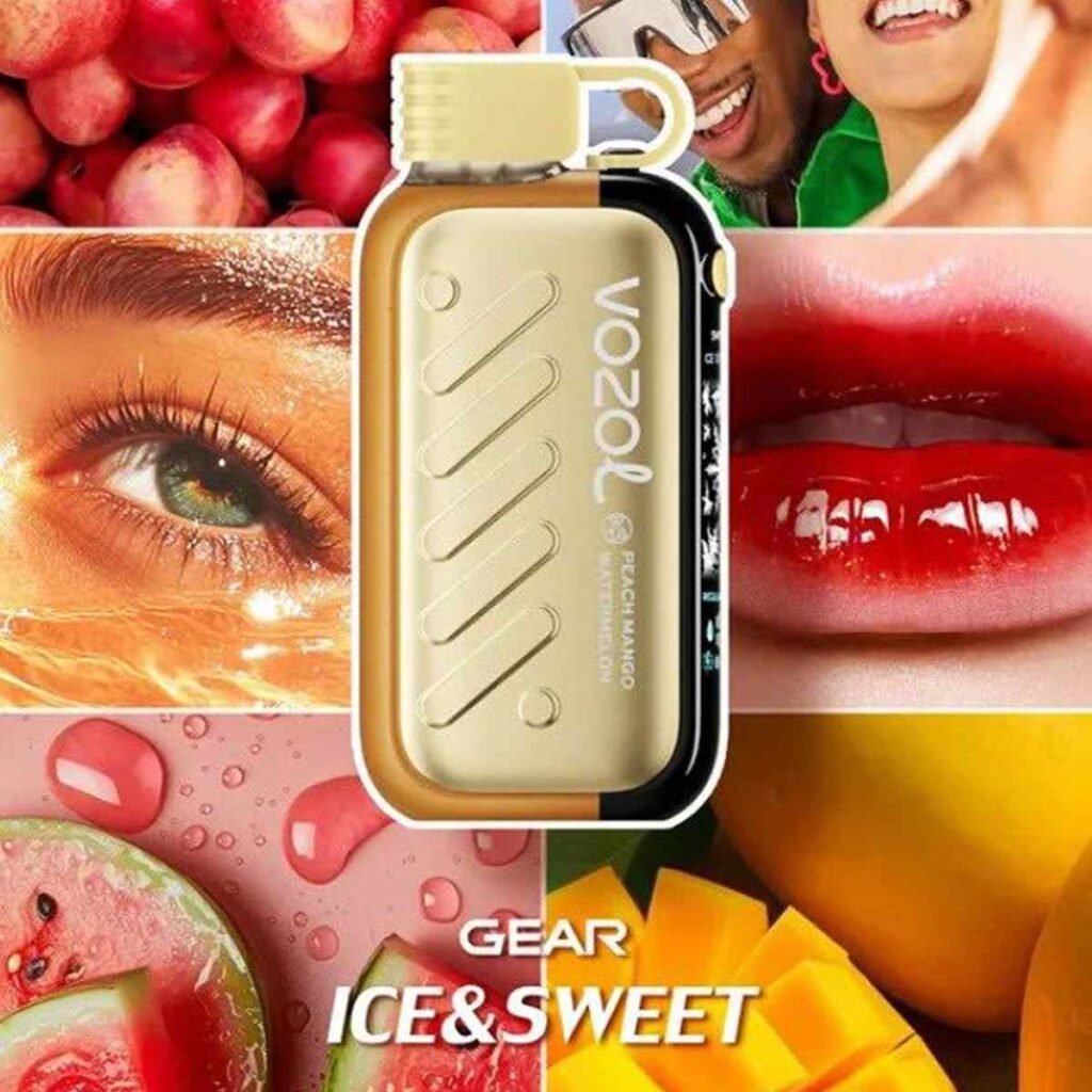 Eu Stock Vozol 50k Gear Ice & Sweet Disposable Vapes 50000 Puffs 5%