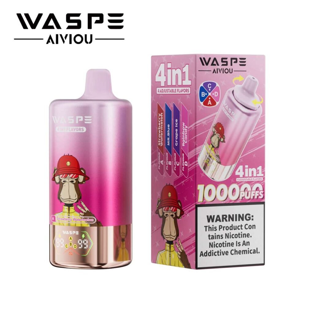 4in1 Flavors Waspe 100K Puffs Disposable Vape EU Warehouse