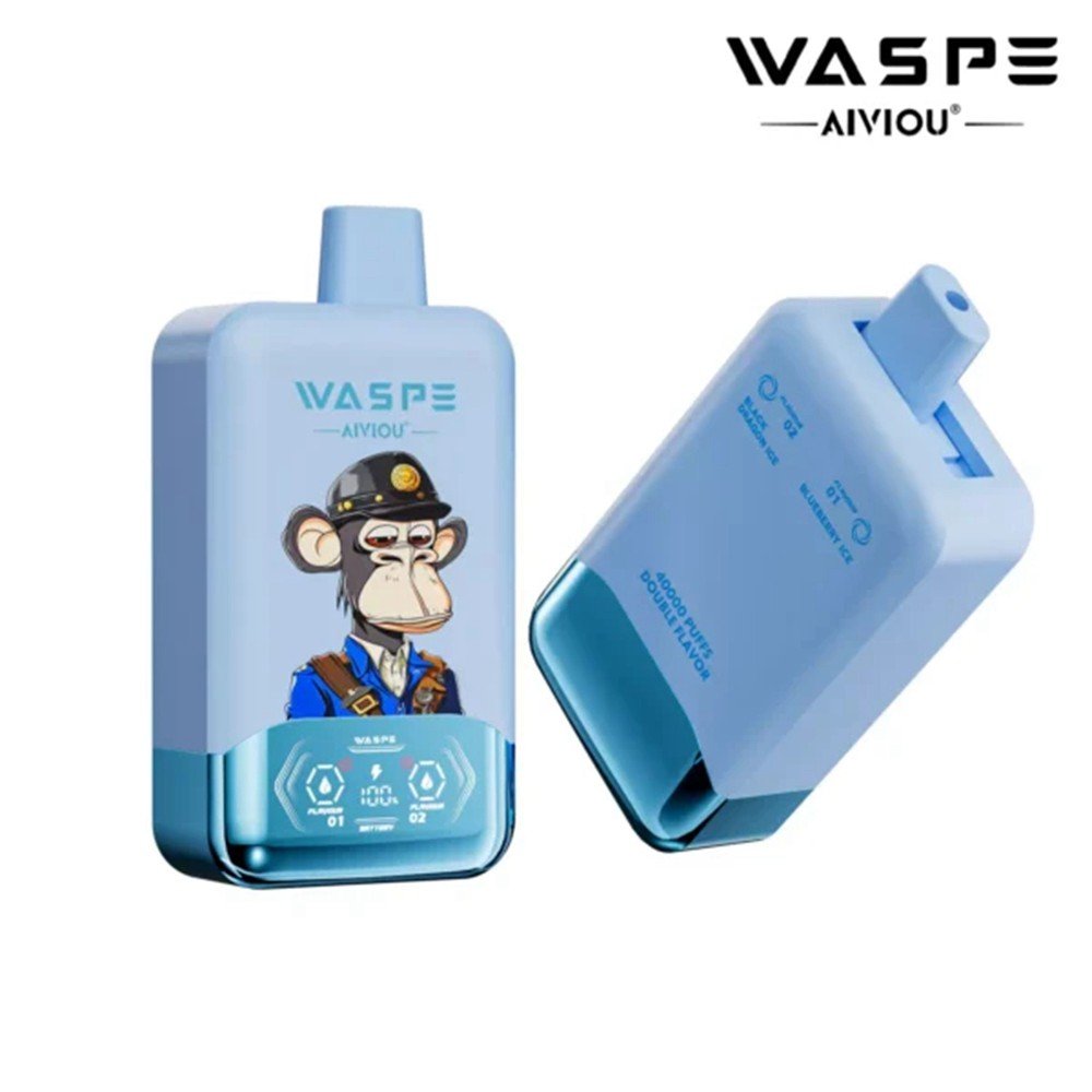 2in1 Flavor Waspe 40K Puffs Disposable Vape EU Warehouse