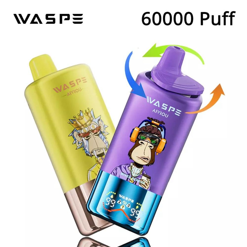 3in1 Triple Flavors Waspe 60K Puffs Disposable Vape EU Warehouse