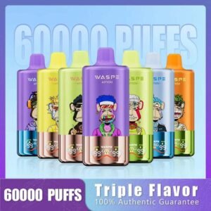 3in1 Triple Flavors Waspe 60K Puffs Disposable Vape EU Warehouse