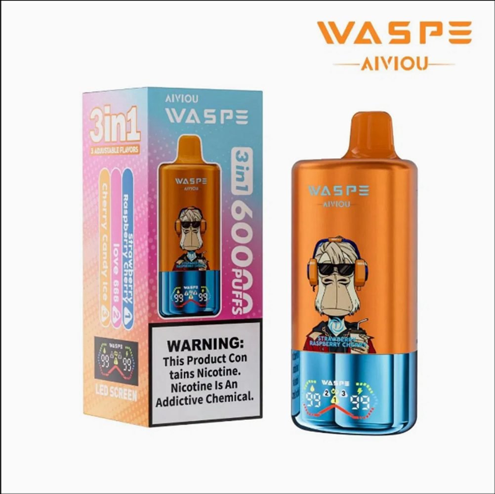 3in1 Triple Flavors Waspe 60K Puffs Disposable Vape EU Warehouse