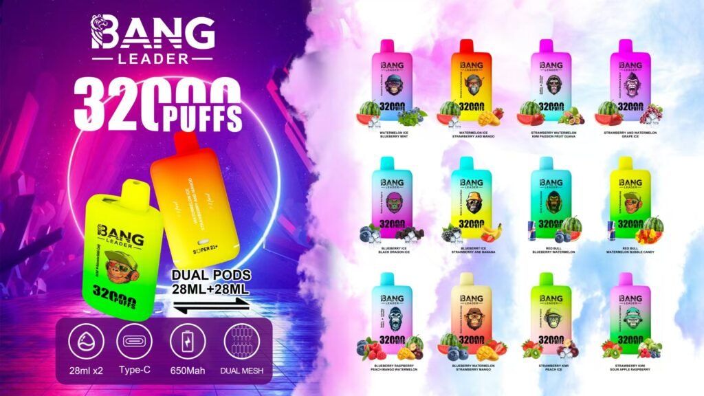Bang Leader 32K Puffs 2-in-1 Eu Warehouse