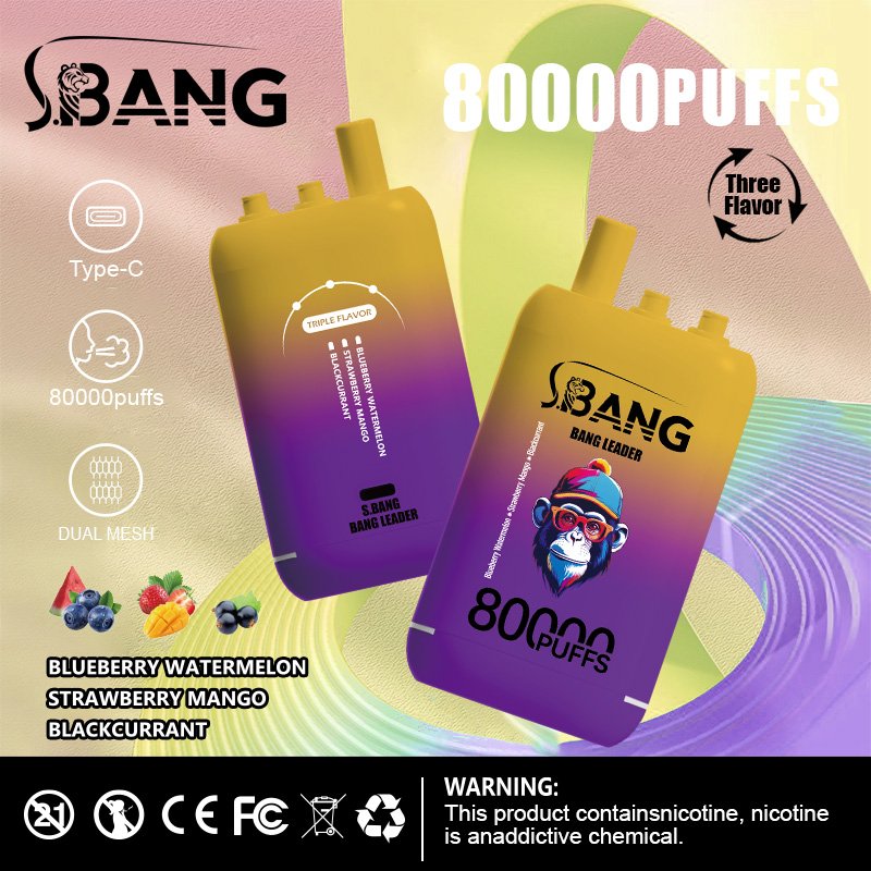 Bang Leader 80K Puffs 3-in-1 Eu Warehouse